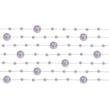 Svatební dekorace Dekorativní korálky - lila fialové