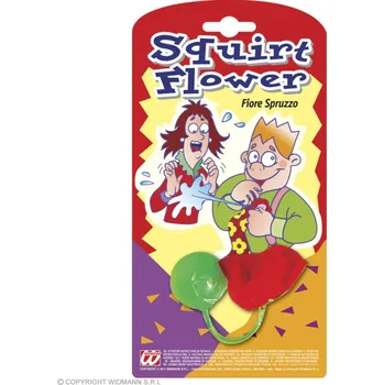 Karnevalový doplněk Stříkací květina