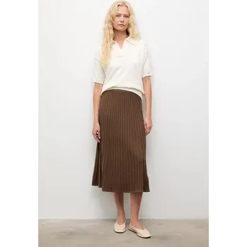 Dámská sukně Kašmírová sukně Answear.LAB ASF2466.flk hnědá 88X, vel. M