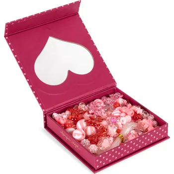 Dětské navlékací korálky Konges Slojd Krabička s retro korálky Pink Konges Sløjd Box of Pearls