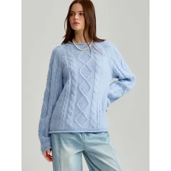 Dámský svetr Volný svetr - XS - House - bledě modrá - 532BX-05M