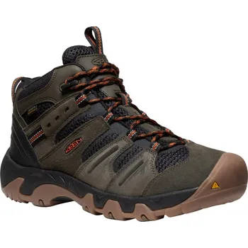 Pánská obuv Keen HEADOUT MID WP MEN black olive/fossil orange boty
