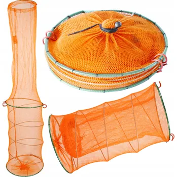 Kempingové nádobí Hokkaido Skládací rybářská síť na ryby 28,5 * 143,5