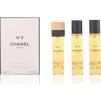 Dámský parfém Chanel No.5 W EDT ( 3 x 20 ml ) náplně 60 ml