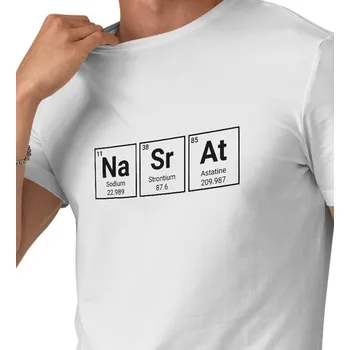 Pánské tričko Pánské bílé triko - Nasrat 3XL