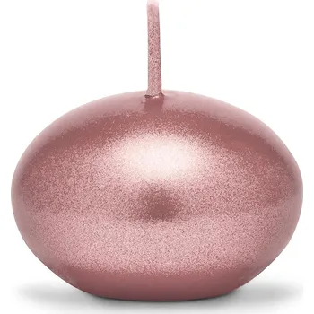 Svíčka Plovoucí svíčka - Růžovo-zlatá