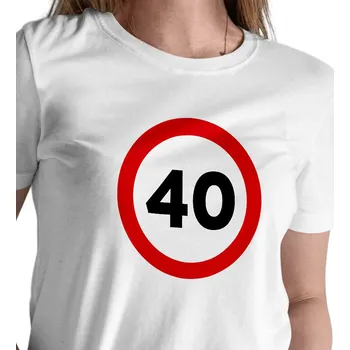 Dámské bílé triko - 40 XXL