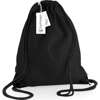 Sportovní taška Vak EarthAware® z těžké bio bavlny W 810 black-black onesize