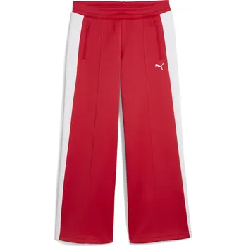 Dámské kalhoty Dámské Kalhoty PUMA T7 LOW RISE TRACK PANTS OP 62980311 – Červená S