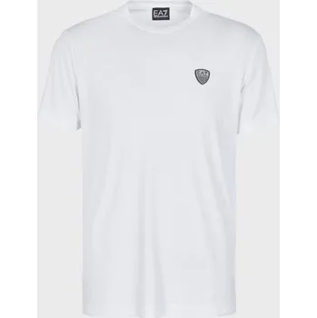 Pánské Tričko s krátkým rukávem EA7 TRAIN PREMIUM SHIELD M TEE SS VI PA 8NPT16PJRGZ1100 – Bílá XL