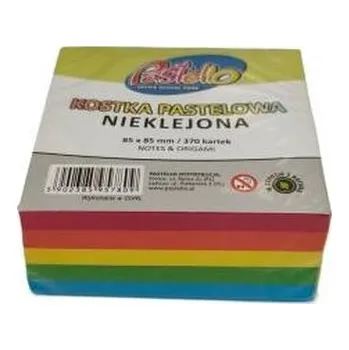 Kostka nieklejona 85x85mm 370 kartek kolorowa