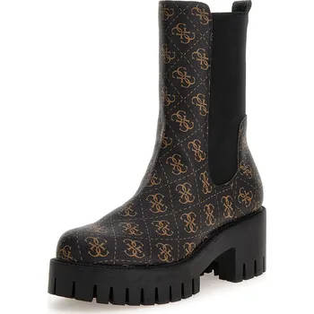 Dámské kozačky Dámské Boty GUESS WARIN FL8WANFAL10-BROCR – Černá 41