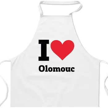 Kuchyňská zástěra Zástěra bílá - Olomouc