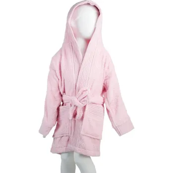 Bryndák Dětský župan Baby Bathrobe light pink 98/110