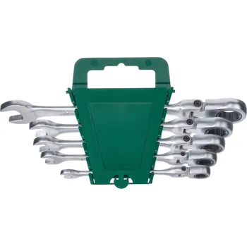 Klíč PARKSIDE® Sada otevřených a očkových klíčů s ráčnou, 5/6dílná (Sada klíčů s kloubovou ráčnou, 5dílná)