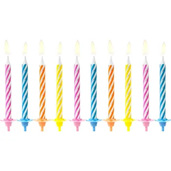 Svíčka Barevné svíčky s proužky