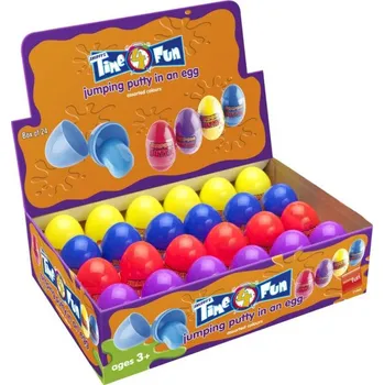 Modelovací hmota Skákající gumová hmota ve vajíčku - 1ks