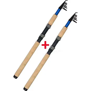 Rybářský prut Giants fishing pruty CLX MK2 Tele 3.00m 20-70g - 1+1 (Krátký teleskopický prut pro universální rybolov s korkovou rukojetí.)