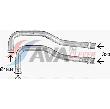 Výměník tepla Výměník tepla, vnitřní vytápění AVA Benelux CN6330
