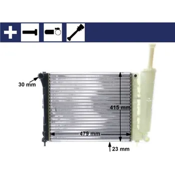 Chladič motoru Chladič, chlazení motoru MAHLE CR 1859 000S