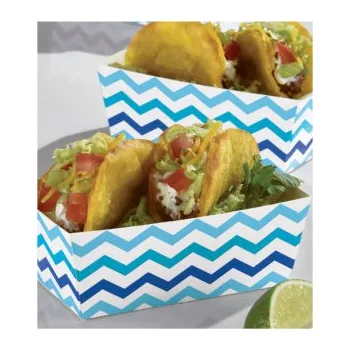 Jednorázové nádobí Modré papírové misky