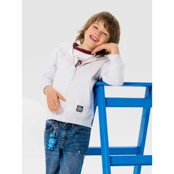 Dětská móda Sinsay - Mikina s&nbsp;kapucí - šedá - 275DN-09M - 275DN-09M-110