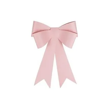 Party dekorace Kokarda dekoracyjna DIY jasno różowa 55x71cm