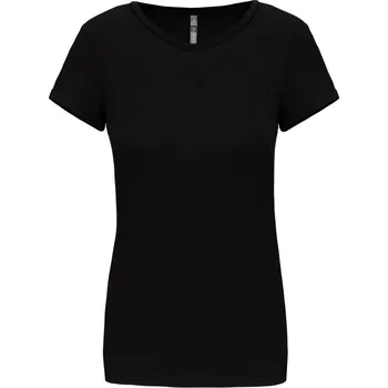 Dámské tričko Dámské elastické tričko K 3013 black XXL