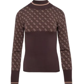 Dámský svetr Dámský Svetr GUESS LISE 4G LS SWEATER W3BR81Z37K0-F1KM – Hnědá L
