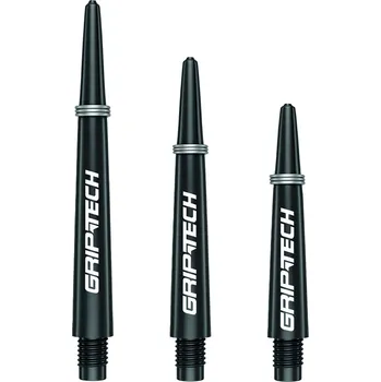 Příslušenství pro šipky Násadky GOAT Griptech Black Velikost: Short
