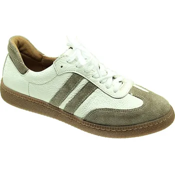 Dámská obuv Dámské tenisky De-plus DE-1464, bílé s hnědou 42