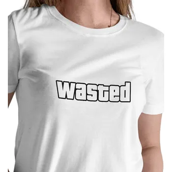 Dámské tričko Dámské triko bílé - Wasted XS