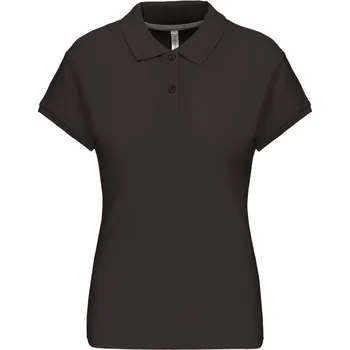 Dámské tričko Dámské piqué polo K 242 dark grey 3XL