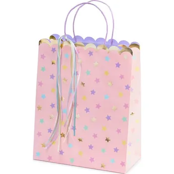 Dárková taška Růžová taška - hvězdičky