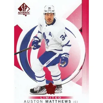 Sběratelská karetní hra paralel karta AUSTON MATTHEWS 24-25 SP Authentic Limited Red číslo 2