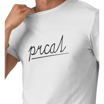 Pánské tričko Pánské triko bílé - Prcat L