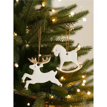 Vánoční dekorace Sinsay - Vánoční závěsné dekorace 2 ks - vícebarevná - 360GQ-MLC - 360GQ-MLC-ONE