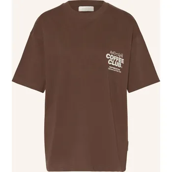 Dámské tričko Another Cotton Lab Dámské Oversized Tričko, tmavě hnědá, 40