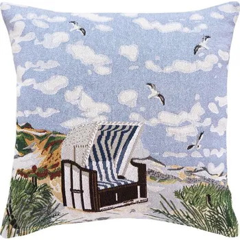 Polštář SCANquilt povlak MOTIV balt modrozelená 45 x 45 cm