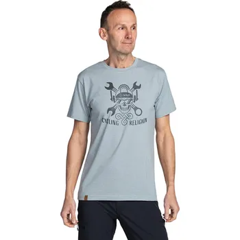 Pánské tričko Pánské triko Kilpi Skully Velikost: M / Barva: světle šedá