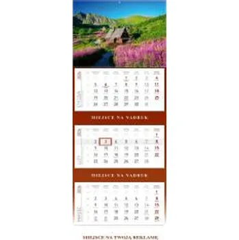 Kalendář Kalendarz 2026 ścienny trójdzielny Hala...