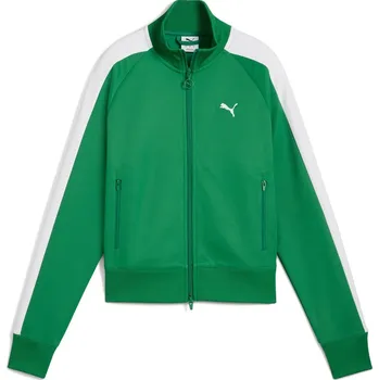 Dámská mikina Dámská Mikina PUMA T7 ALWAYS ON SHORT TRACK JACKET 62979686 – Zelená XS