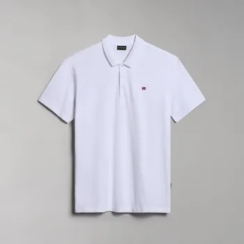 Pánská Polokošile NAPAPIJRI EALIS SS SUM 002 BRIGHT WHITE NP0A4H8B0021 – Bílá XL