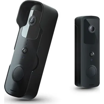 Domovní zvonek LURECOM PST T30 WiFi Tuya - venkovní WiFi zvonek s IP kamerou 1080P, ovládání mobilním telefonem Barva: Černá