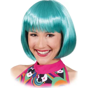 Karnevalový kostým Dámská paruka - Mátově zelená