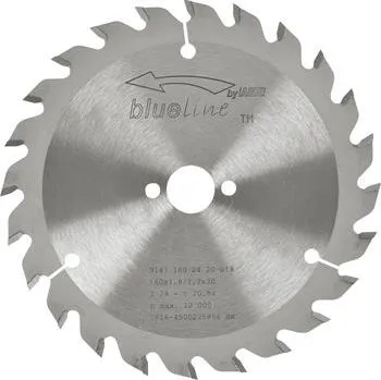 Pilový kotouč AKE pilový kotouč HW o 160 x 1,2 x 20 mm 24 střídavých zubů (WZ) pozitiv