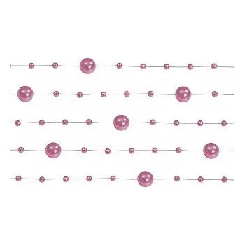 Svatební dekorace Dekorativní korálky - růžové
