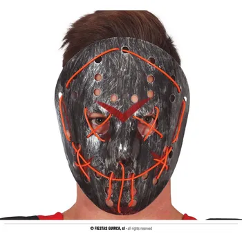Karnevalová maska Svítící maska - Hokejová