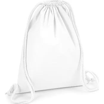 Sportovní taška Prémiový bio bavlněný vak na záda W 260 white onesize