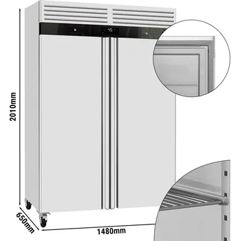 Lednice G.Gastro Lednice ECO - GN 2/1 - 1340L - 2 dveře